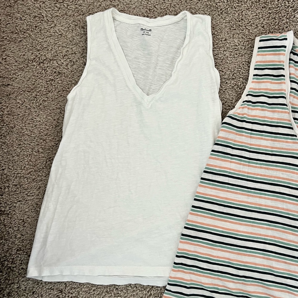 Set of 2 Madewell Tank Tops size XS - Picture 3 of 4